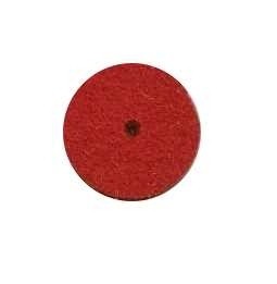 Felt disc red – 16x5mm