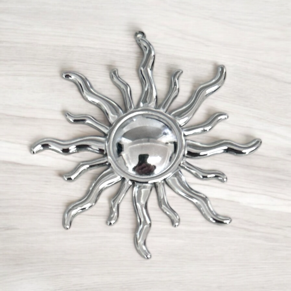 Sonne - Anhänger aus Edelstahl - 4cm
