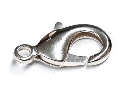 lobster claw clasp 19 mm – color: Silver – high quality