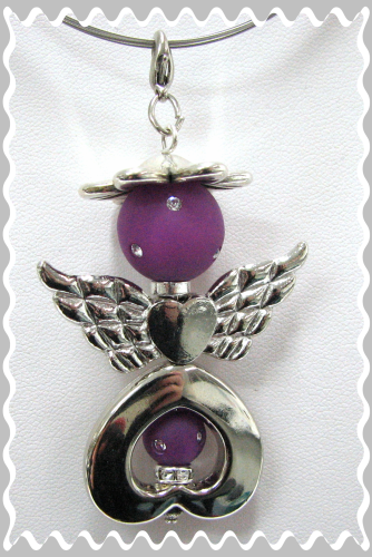 Angel – large – as charms with lobster claw clasp – can be ordered in different colors