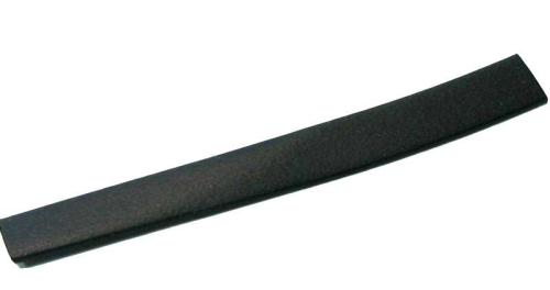 Flaches Zellkautschuk-Band 10x2mm - schwarz matt - 20cm für Armbänder - Quick Easy