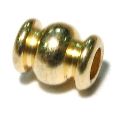 Tube/tonne 6x5 mm gold plated