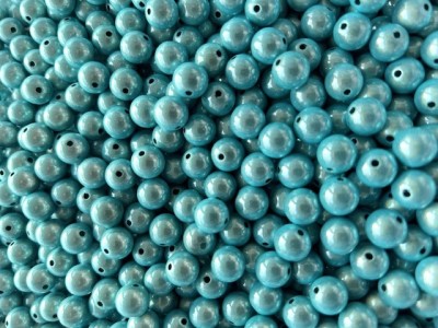 Miracle Beads türkis - Perlen 10mm - 50 Gramm ca. 90 Stück