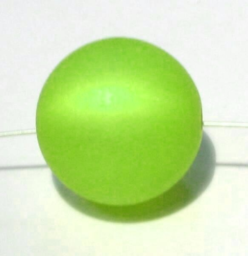Polarisbead 18 mm apple green – small hole