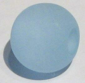 Polarisperle hellblau 10mm - Großloch