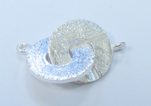 Verschluss in Ringform 15mm - 925er Silber