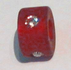 Polaris Ring (Radel) rot 8 mm - mit Swarovski-Kristall
