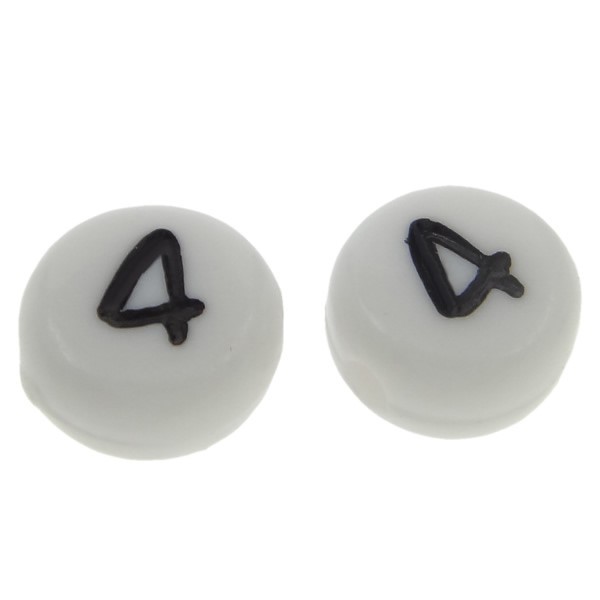 Number bead 4-7x4 mm – 1 pcs.