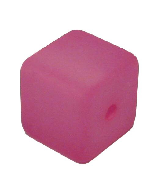 Polariswürfel 6mm pink - Kleinloch