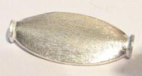 Raute mit Rand 28x12x4mm - 925 Sterling-Silber