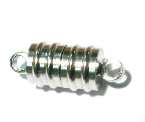 Magnetverschluss 20x8mm, Farbe: rhodium