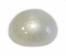 Cabochon 10mm - Farbe: Perlweiß