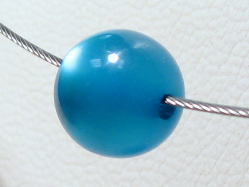 Polaris bead 10 mm Indico glossy – small hole