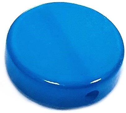 Polaris Coin 12mm blau - glänzend