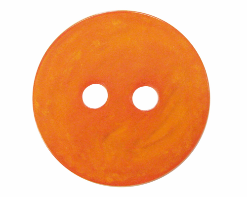 Button 34 mm – orange-transparent mamorated