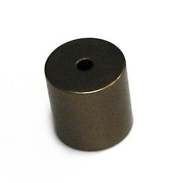 Aluminium Zylinder/Röhre eloxiert 10x10mm - elox dark coffee