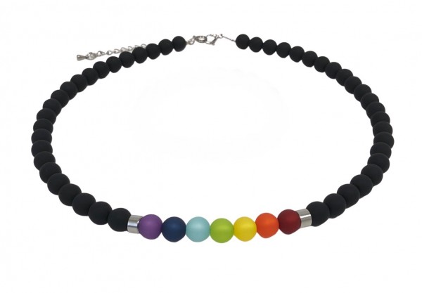 Chakra Collier - Polaris-Edelstahl - 42cm + 5cm Verlängerung