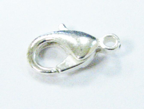 lobster claw clasp 12 mm – color: Silver
