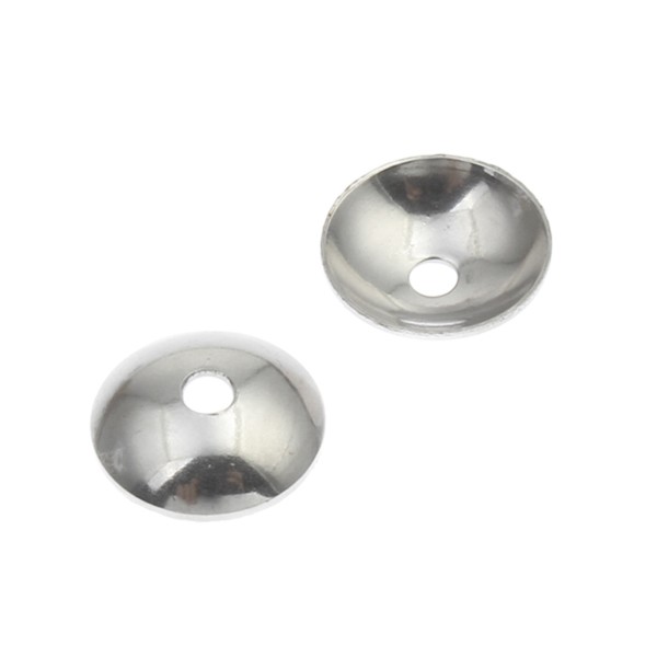 Beadcap 10 mm – stainless steel – 1 pcs.