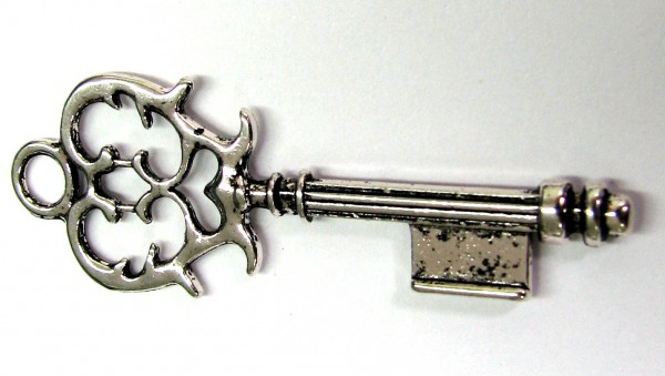 Schlüssel - 50x17mm - Anhänger antique silber