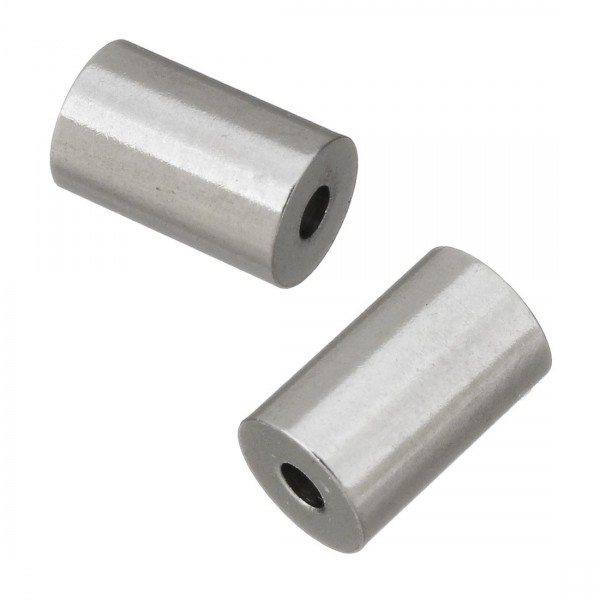 Tube – 7x4,5 mm – stainless steel – hole 1.5 mm – 1 pcs.