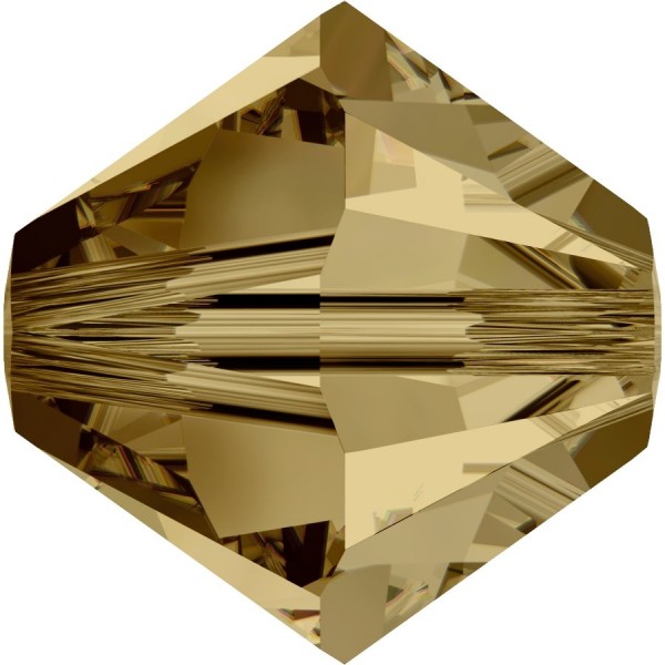 Swarovski Crystal 5328 Xilion Bicone Bead 4mm --- 10 Stück - Light Colorado Topaz