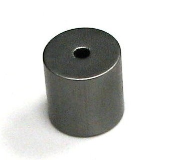 Aluminium Zylinder/Röhre eloxiert 10x10mm - elox grau