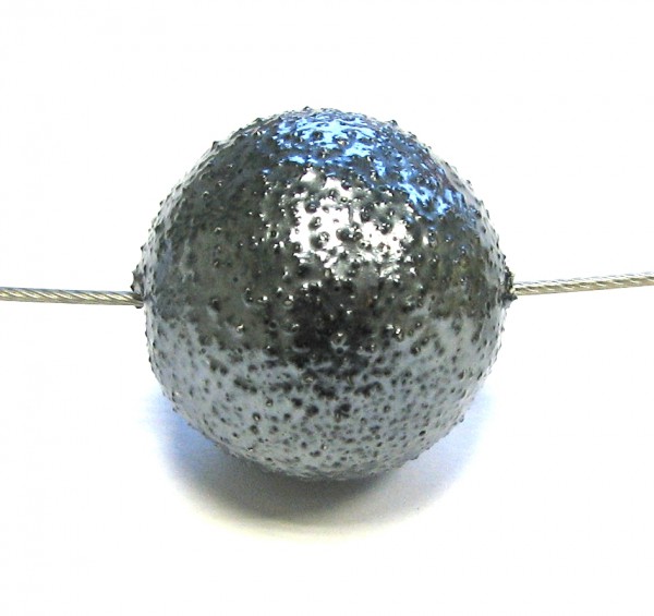 Paper Make bead – Paper Bead Galactic 16 mm – hematite