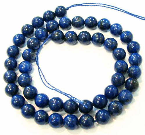 Lapis ball 14 mm – 40 cm strand