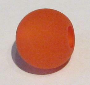Polarisperle orange 10mm - Großloch