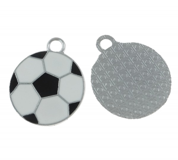 Football metal pendant 20 mm