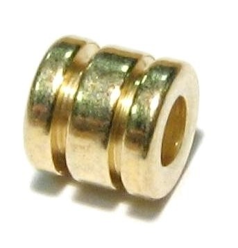 Röhre/Tonne 5x5mm gold farbig