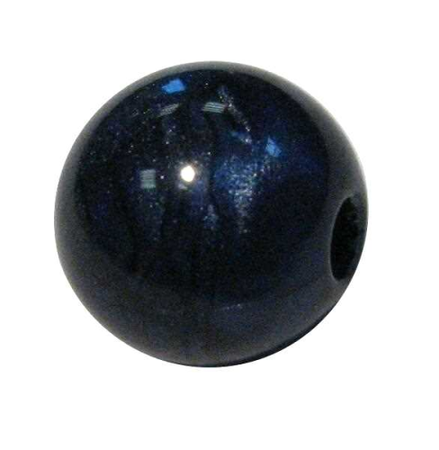 Marble mother-of-bead effect bead -8 mm – night blue