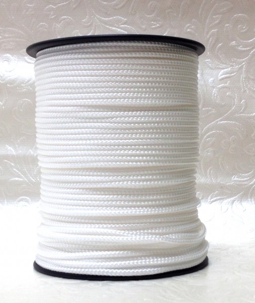 Sail rope – PP tape – 3 mm white – 1 meter