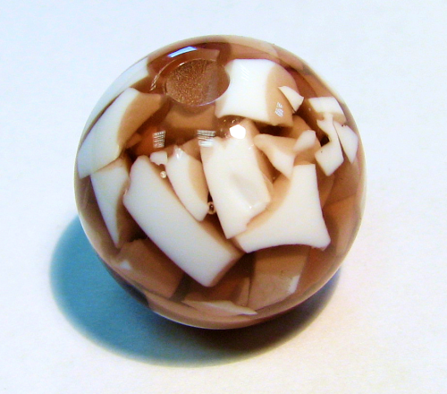 Mosaic bead 16 mm – brown