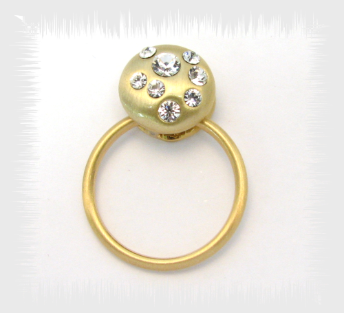 Creative pendant -Charmsbear crystal gold plated