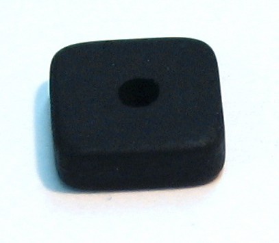 Polaris Scheibe 10mm - eckig - schwarz