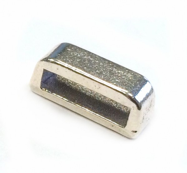 Slider – Slider – Stripe smooth – 13 mm – Color: Antique silver – hole: 10,2x2,5mm