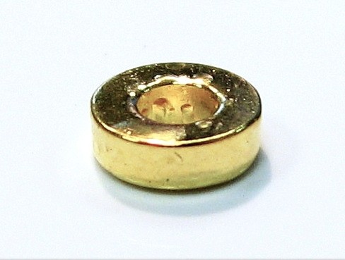 Ring 6x2mm gold farbig